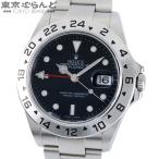 ロレックス ROLEX エクスプローラー2 16570 V番 ブラック SS オイスターブレス GMT デイト 腕時計 メンズ 自動巻 OH済 101863706