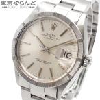 ロレックス オイスターパーペチュアル デイト 1501 シルバー SS オイスターブレス ファインリーエンジンターンドベゼル 25番 腕時計 自動巻 101865178