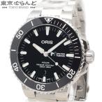 オリス ORIS アクイスデイト ティアラ・マルガ・トラキンドモデル 01.733.7730.4134 ブラック SS 保証書付き 腕時計 メンズ 自動巻 展示未使用 101865583