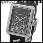 シャネル CHANEL ボーイフレンド ウォンテッド ドゥ シャネル H7470 ブラック SS サテン 箱 保証書付 腕時計 レディース クォーツ 101866122