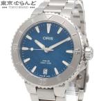 オリス ORIS アクイス デイト 01.733.7770.4155-07.8.18.05P エーゲブルー SS マザーオブパール 箱・保証書付き 腕時計 ユニセックス 自動巻 101867348