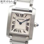 カルティエ CARTIER タンクフランセーズ SM W51008Q3 アイボリー SS 腕時計 レディース QZ 101869961