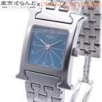 エルメス HERMES Hウォッチ HH1.210 ブルー ステンレススチール 腕時計 レディース クォーツ 仕上・電池交換済 101871990