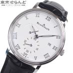 ブランパン Blancpain ヴィルレ ウルトラプレート 6606A 1127 55B ホワイト ステンレススチール アリゲーター 腕時計 メンズ 手巻 101872621