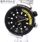 ルイヴィトン LOUIS VUITTON タンブール ストリートダイバー QA122Z ブラック SS 腕時計 メンズ 自動巻 101872637