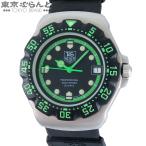 タグホイヤー TAG HEUER フォーミュラ1 375.513 ブラック グリーン SS ラバー プロフェッショナル 200m デイト 腕時計 ボーイズ クォーツ式 電池式 101873126