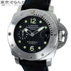 パネライ PANERAI ルミノール 1950 PAM00243 ブラック SS レザー サブマーシブル デイト I番 箱・保証書付 腕時計 メンズ 自動巻 101874686