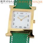 エルメス HERMES Hウォッチ HH1.510 □N刻印 2010年 ホワイト SS エプソン 腕時計 メンズ クォーツ式 電池式 電池交換済 101877292