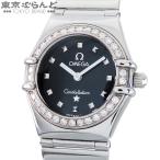 オメガ OMEGA コンステレーション 1465.51 ブラック SS ダイヤモンド マイチョイス ミニ 腕時計 レディース クォーツ式 電池式 仕上済 電池交換済 101878133