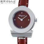 サルヴァトーレフェラガモ Salvatore Ferragamo ガンチーニ FII040015 ブラウン SS レザー 箱保付 腕時計 レディース クォーツ式 電池式 展示未使用 101879740