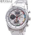 セイコー SEIKO 秘密戦隊ゴレンジャー 50周年記念 7T92-HEH0 シルバー SS クロノグラフ  箱・保証書付き 腕時計 メンズ 電池式 101880890