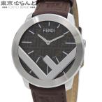 フェンディ FENDI エフ イズ フェンディ ラナウェイ FOW972A17OF0BDR ブラウン SS  レザー 腕時計 メンズ クオーツ 箱 保証書付 101881141