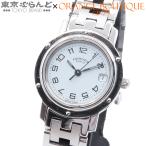 エルメス HERMES クリッパー CL4.210 ホワイト ステンレススチール 腕時計 レディース クォーツ 仕上済 101881142
