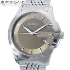 グッチ GUCCI Gタイムレス 126.4 YA126406  ブラウン SS デイト ラウンド 腕時計 メンズ クォーツ式 電池式 101882923