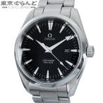 オメガ OMEGA シーマスター 2517.50 196.1113 cal.1538 ブラック SS アクアテラ デイト 保証書付 腕時計 メンズ クォーツ式 電池式 電池交換済 101882938