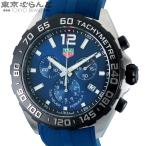 タグホイヤー TAG HEUER フォーミュラ1 CAZ101AV.FT8077 ブルー SS ラバー クロノグラフ デイト 43mm 箱・保証書付 腕時計 メンズ クォーツ式 電池式 101884028