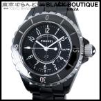シャネル CHANEL J12 H0682 ブラック セラミック SS 33mm デイト 腕時計 レディース クォーツ式 電池式 101884102