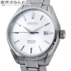 セイコー SEIKO プレザージュ SARX055 6R15-04A0 シルバー チタン プレステージ デイト オートマチック 箱・保証書付 腕時計 メンズ 自動巻 101884775