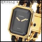 シャネル CHANEL プルミエール  H0001 ブラックxゴールド SS レザー S 腕時計 レディース クォーツ 101885228