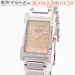 3年保証 エルメス HERMES タンデム ダイヤベゼル TA1.230 オレンジ SS ダイヤモンド 腕時計 レディース QZ 電池式 仕上済 241001011906
