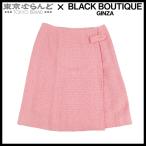 シャネル CHANEL 巻きスカート P22583V13469 ピンク コットン レーヨン ツイード ココマーク 40 スカート レディース 241100040857