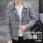 テーラードジャケットメンズチェック...