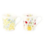 日比谷花壇 ペアマグセット ミモザ・チューリップ HBK11/12-13(A5)ギフト包装・のし紙無料