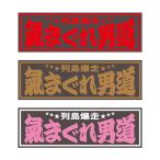 アクリルプレート アクリル板 トラック用品 気まぐれ男道 金文字 W420mm×H135mm