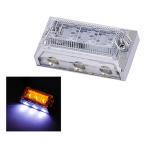 トラック用品　LED6  2WAYフラットマーカーランプNEO　24V アンバー
