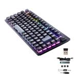 エレコム ゲーミングキーボード V custom VK520 Bluetooth 2.4Ghz無線 有線 着脱式 メカニカル 75％サイズ ブラック
