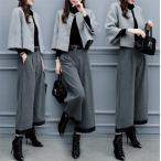 ショッピング卒業式 セットアップ 40代 パンツセット  ワイドパンツ ジャケット 着痩せ フォーマル 通勤 OL  おしゃれ 入学式 卒業式 セレモニー 30代 40代 50代 レディース