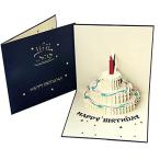 Paper Spiritz 立体ケーキグリーティングカード，ポップアップカード誕生日,母の日カード,結婚記念カード,祝賀カード,感謝カード,グリーティ