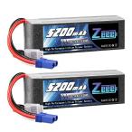 ゼエエ Zeee 4S リポバッテリー 14.8V 5200mAh 100C EC5プラグ ラジコンバッテリー 大容量リチウムポリマーバッテリー 1/