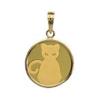 PAMP社 キャット 1/25オンス(純金)コイン ペンダント トップ