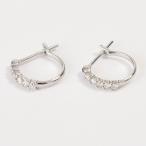 ショッピングダイヤモンド Pt900　プラチナ900　0.2ct　ダイヤモンド　フープピアス