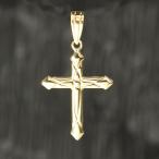 K18　18金　クロスペンダント 25×