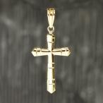 K18　18金　クロスペンダント 27×