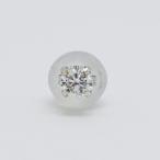 Yahoo! Yahoo!ショッピング(ヤフー ショッピング)K14WG　箱爪　片耳　メンズピアス　3ｍｍキュービック（ネコポス便送料無料）