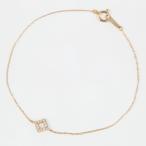 ブレスレット K18 ダイヤ0.06ct 17cm 約0.74g