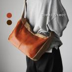本革×帆布クラシックメッセンジャー...