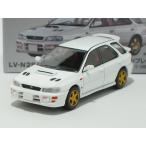 スバル インプレッサ ピュアスポーツワゴン WRX STi Version V（白）98年式 LV-N281a【トミーテック社1/64ミニカー】【トミカの時】
