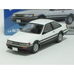 トヨタ カローラレビン 2ドア GT-APEX 85年式（白／黒）LV-N304c【トミーテック社1/64ミニカー】【トミカの時】