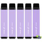 電子タバコ 使い捨て 巨峰 5本入り 大容量 VAPE 持ち運び シーシャ ビタミン類入り たばこ プレミアム風味 ニコチン0 禁煙サポート 爆煙 ベイプ O2Plus型 TORIDO