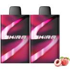 電子タバコ 使い捨て VAPE 桃 2点 15000