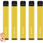 電子タバコ 使い捨て VAPE ピーチソダ メンソール配合 5本入り 約7500回吸引可能 大容量 水蒸気たばこ 爆煙 ベイプ 禁煙サポート ニコチンなし JO5Plus型 NICOCO