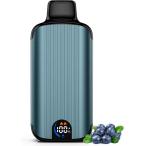 ショッピング電子タバコ 電子タバコ 使い捨て VAPE ブルーベリー 18000回吸引可能 大容量 エアフロー調節 LED液晶ディスプレイ キック感 シーシャ ニコチンなし 爆煙 ベイプ V6型 TORIDO