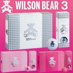 ウィルソン ベアー3 WILSON BEAR 3 ゴルフボール 1ダース　レディースボール 「ラベンダー.ピンク. ホワイト」