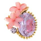Yahoo! Yahoo!ショッピング(ヤフー ショッピング)大人気！2色のカラーの お花ピアス ラインストーン　花柄ピアス　フラワー（KP-5128）