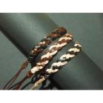 Yahoo! Yahoo!ショッピング(ヤフー ショッピング)Angelina 本革ブレス編み込みブレスレット/MB-1202（メール便可）