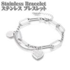 Yahoo! Yahoo!ショッピング(ヤフー ショッピング)ステンレスブレスレット ハートチャーム 16.5 + 4cm ポリマークレイラインストーン ステンレス チェーン ブレスレット シルバー